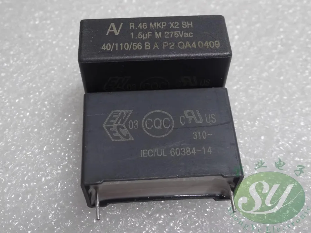 5PCS AV R46 1.5uf/275VAC 1u5 155 New film capacitor 28MM