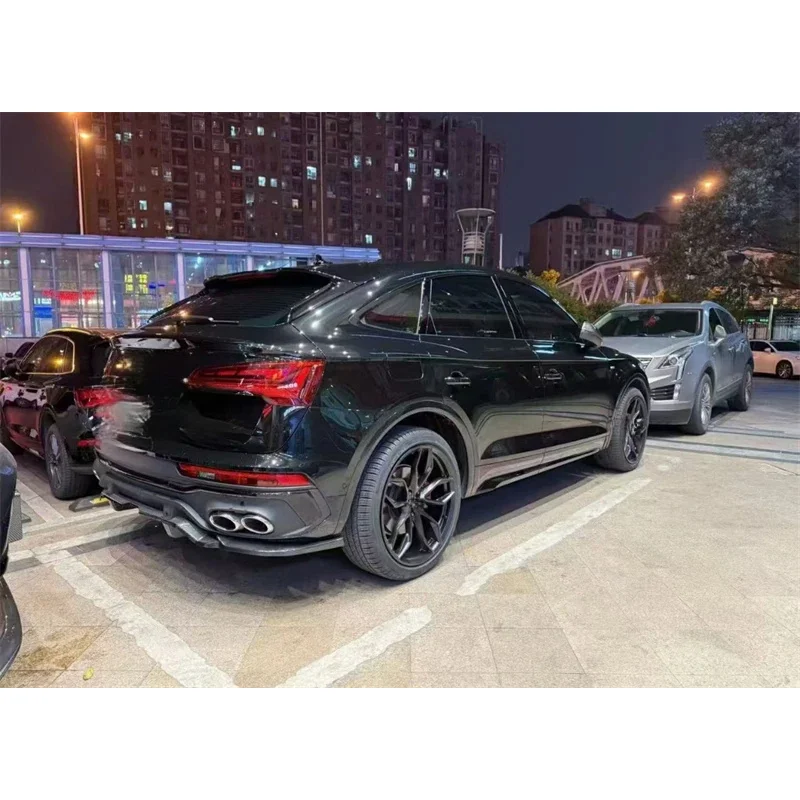 High Quality Real Carbon Fiber Rear Bumper Lip Diffuser Body Kit For Q5 SQ5 Sportback 2021-2025