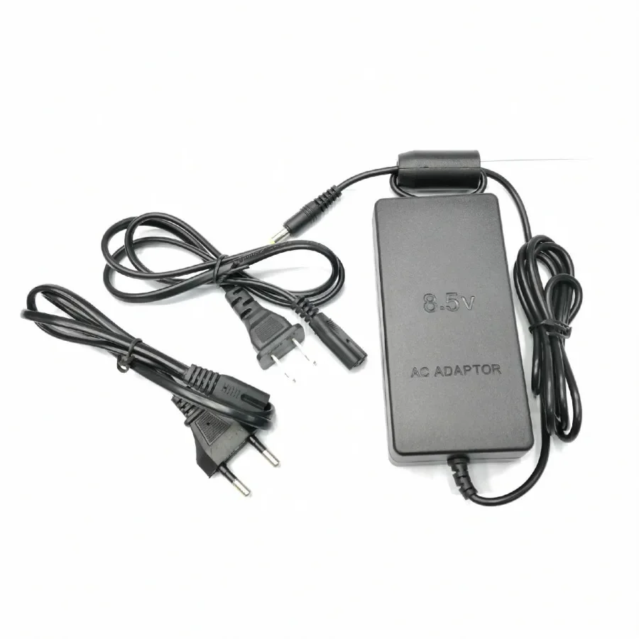 US/EU Plug AC 100~240V Adapter Power Supply Charger Cord DC 8.5V 5.6A Adaptor for Sony PS2 Slim 70000 Series