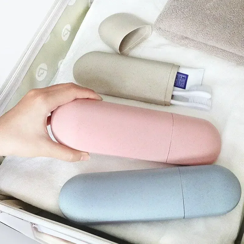 Large Capacity Toothbrush Toothpaste Box Portable Travel Toothbrush Holder Business Outdoor Washing Toothbrush Protect Cover