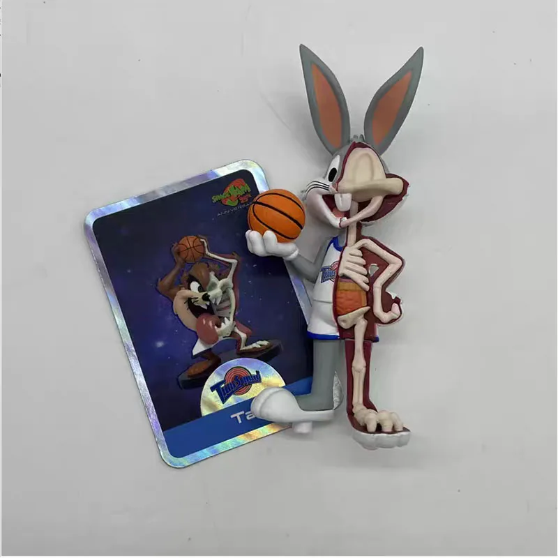 Mj Air Slam Dunk Series Bugs Bunny medio esqueleto increíble juguete de moda muñeca colgante juguete hecho a mano caja ciega