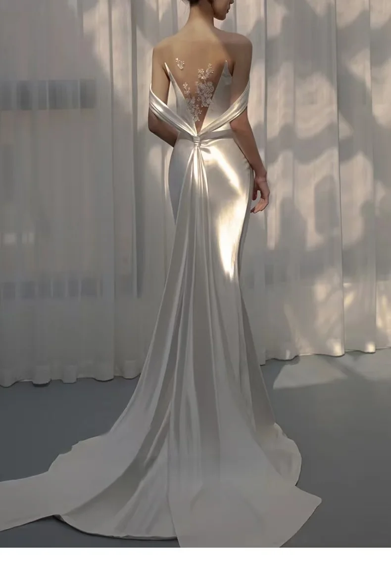 AdoreCustomized التصميم لشريط الخصر الساتان مخيط مثير وساحر، ومناسب لفستان الزفاف والمناسبات الخاصة