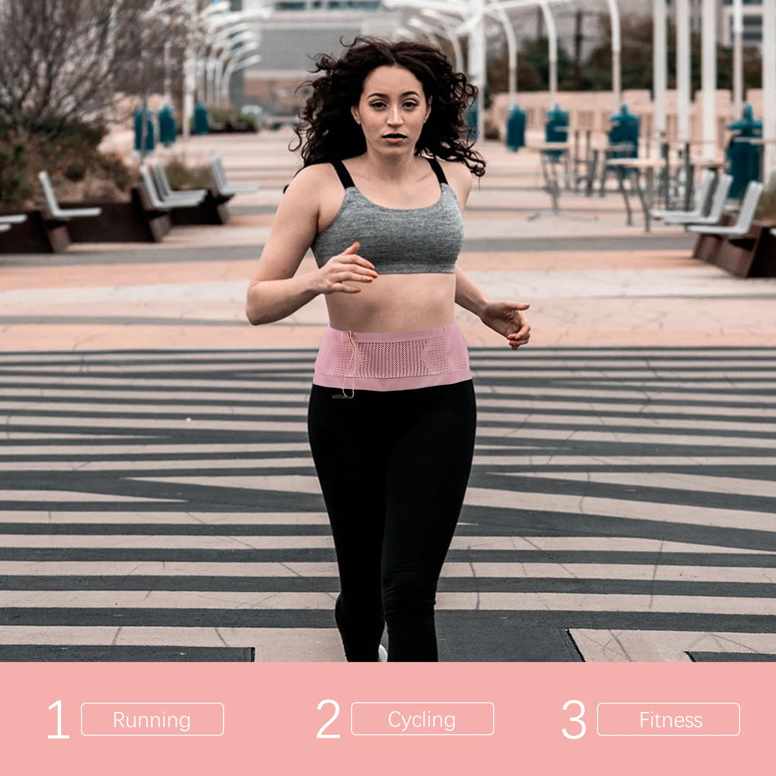 حزمة خصر للجري بتصميم حزمة فاني قابلة للتنفس للرجال والنساء والأنشطة الخارجية وحزام الجري للرجال #2