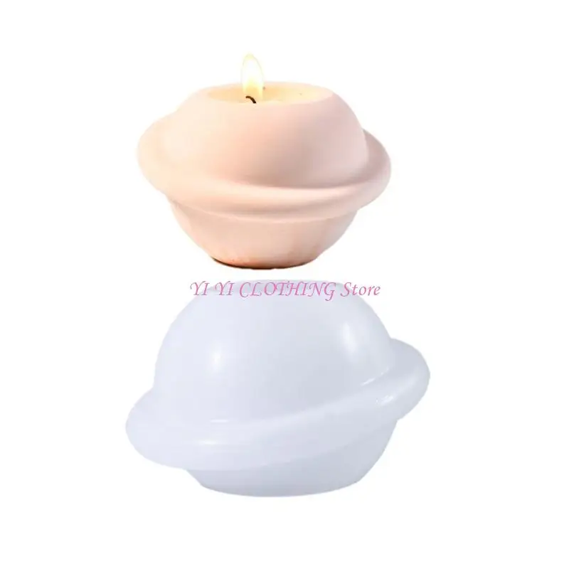 

N5KF Художественная силиконовая форма для подсвечника, простая в использовании силиконовая форма с вращающейся планетой для и