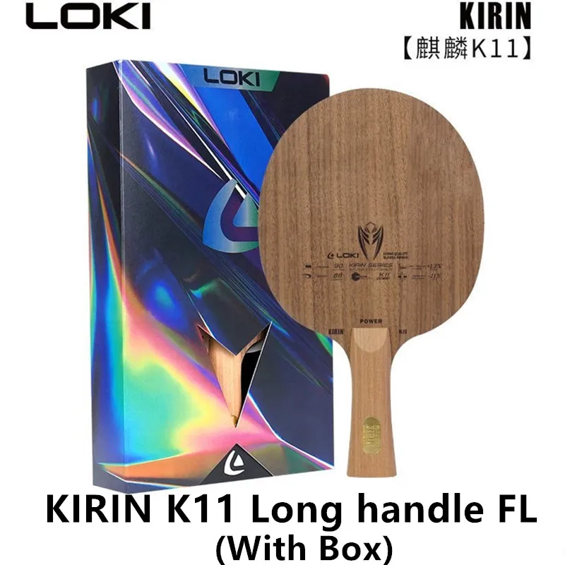 NONE LOKI KIRIN K9 K10 K11 Professionelle Carbon Faser OFF + K7 Reinem Holz Tischtennis Klinge Original LOKI Ping Pong klinge Bat 8