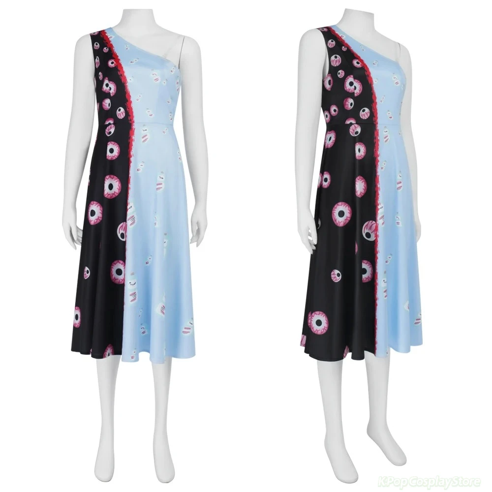

Game Mouthwashing Anya Cosplay Costume Adult Women Dress Horror Zombie Nurse Uniform Halloween Clothes