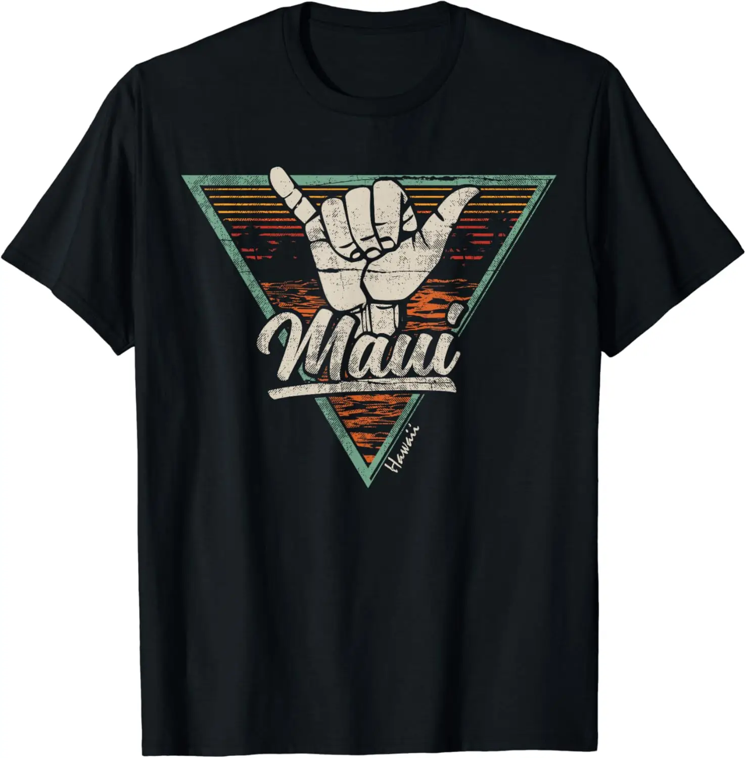 Vintage Shaka Maui Hawaii Shirt - Maui HI shirt 100% Cotton Streetwear High Quality