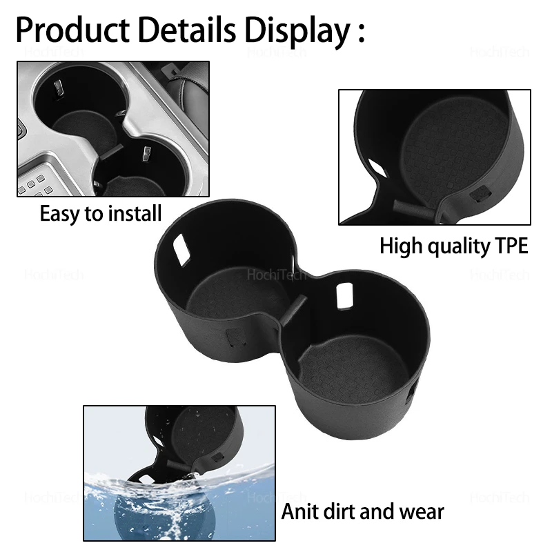 لشركة هيونداي أيونيك 9 2025 2026 2027 سيارة كأس الماء حامل شرب صندوق تخزين وحدة التحكم المركزية سيارة الداخلية صينية تخزين اكسسوارات #3