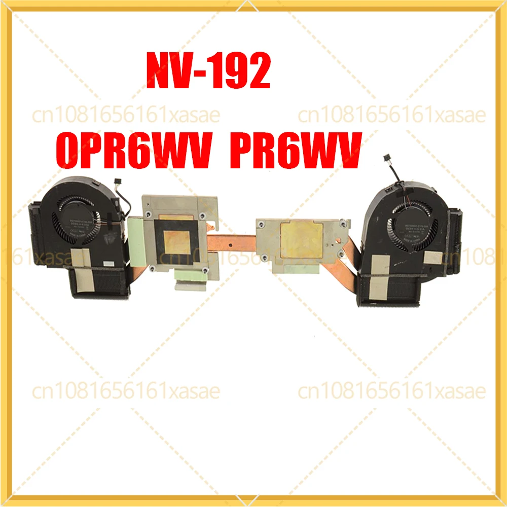 

Laptop Heatsink&Fan For DELL For Precision 7530 NV-192 0PR6WV PR6WV AT26J006ZAL For Nvidia Quadro P1000 Graphics New