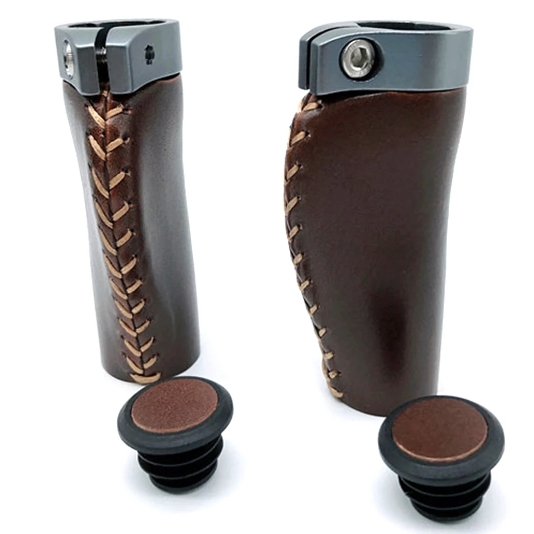 Road Bicycle Handlebar Grips Cover for Brompton 3Sixty Folding Cycling Retro Handle Cover Brown