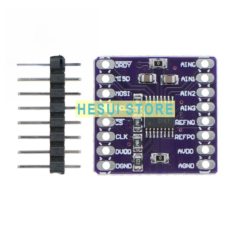 MCU-1220 ADS1220 ADC SPI de baja potencia, convertidor ADC de 24 bits