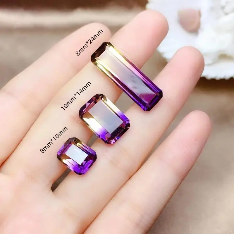 FS This is For Buying Bare Stone Citrine/Amethyst/Ametrine Can DIY Fine Fashion Jewelry MeiBaPJ