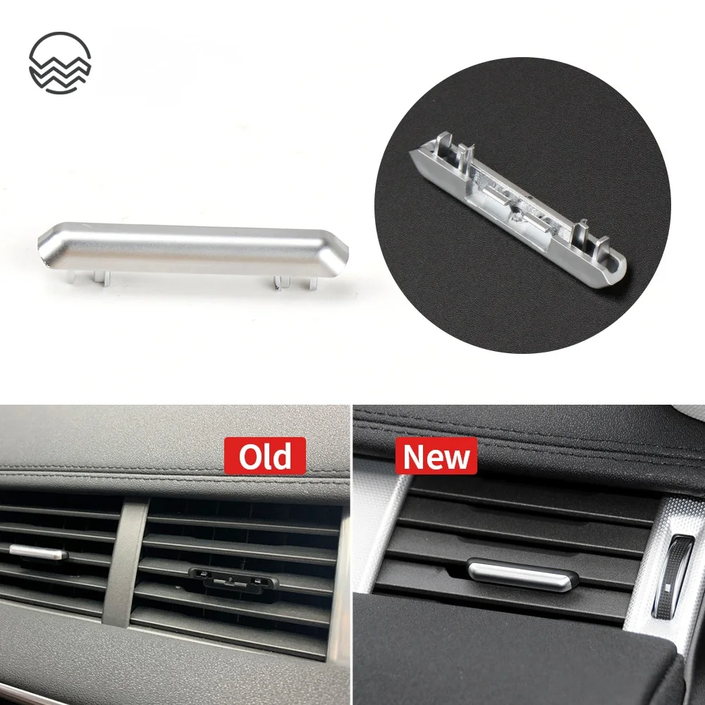 Chrome Plate Air Conditioning Vent Toggle Piece Outlet Card Pad Clip Wind Direction Adjustment Plectrum For Range Rover Evoque