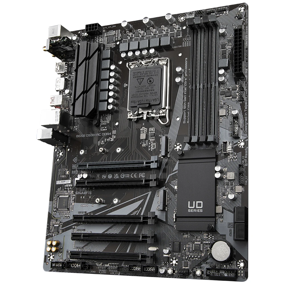 Imagem -04 - Placa-mãe Gigabyte-b660 Ds3h ac Ddr4 Suporta Lga1700 I914900kf I7-14700kf I5-13600k Cpu Intel B660 x Pcie 4.0m.2