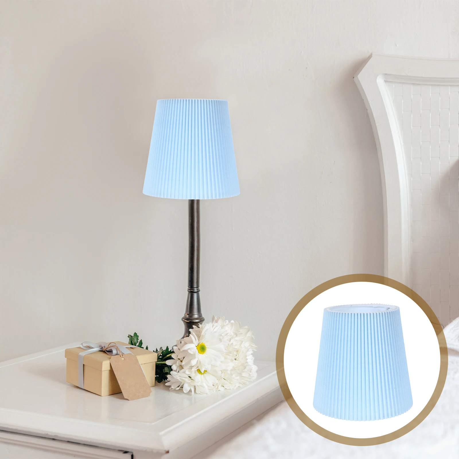 

Vintage Fabric Lampshade Replacement Cloth Light Shade For Desk Floor Bedside Decorative Home Lamp Cover Household Lighting