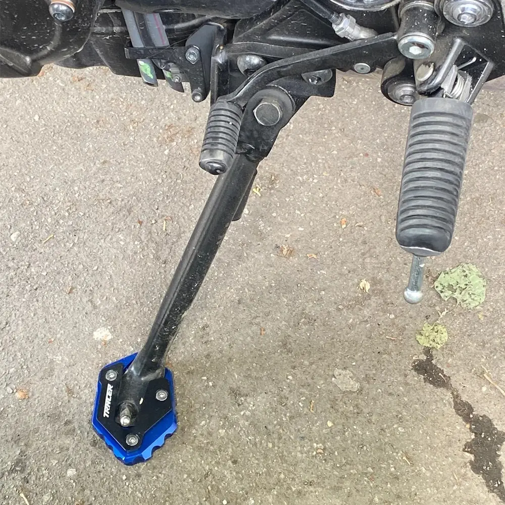 2024 MT-09 FZ-09 Motorcycle Accessories Kickstand Foot Side Stand Enlarger Extension Plate Pad For YAMAHA MT 09 MT09 FZ09 2013 -