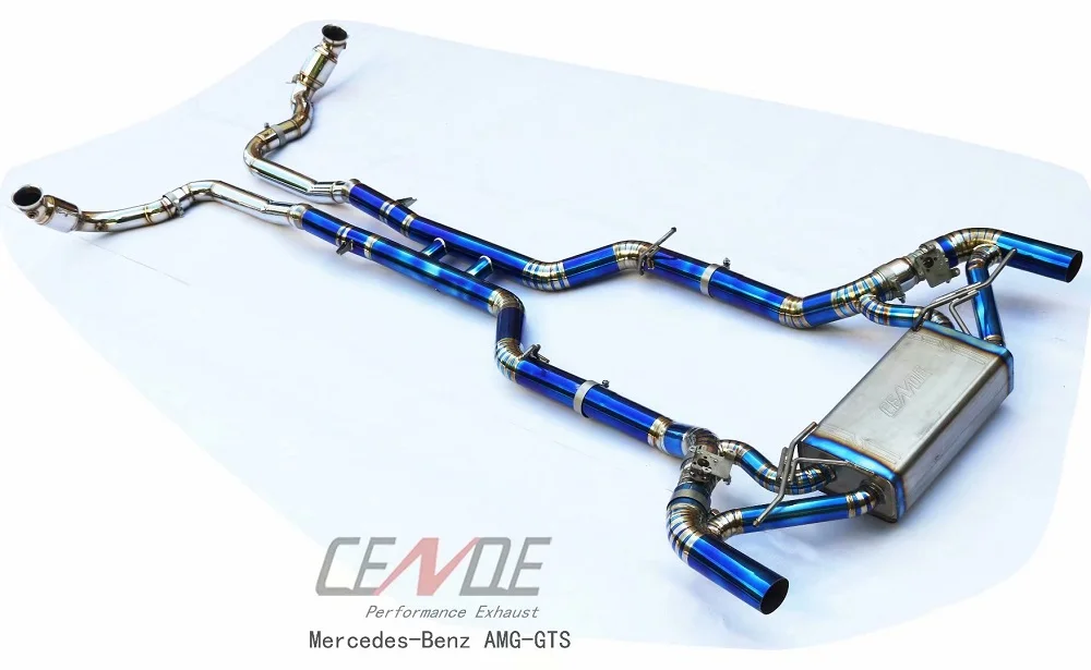 Original exhaust Muffler Tip Catback Exhaust Kit For AMG GT