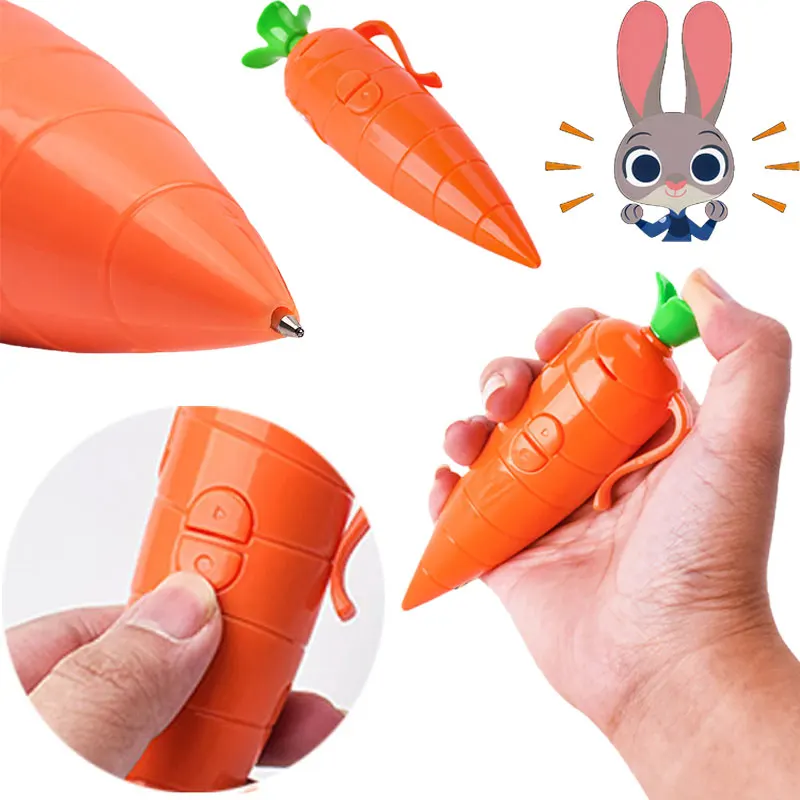 Zootopia Judy Hopps Carrot Voice Recorder Pen - Real Sound Recording Function, Cute Cartoon Back To School Gift for Kids