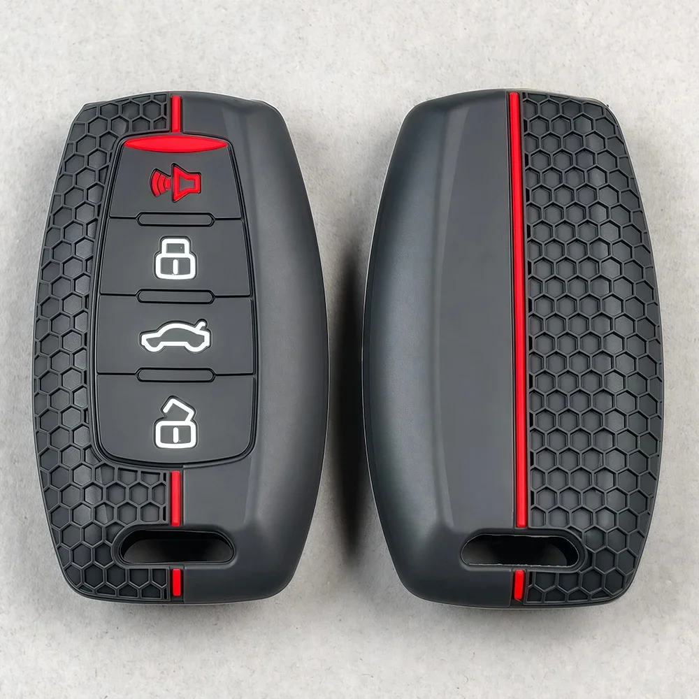 Schlüsselanhänger-Schutzhülle für Haval H6 H7 H9 H4 Hover H2S F5 F7 F7X F7H Dargo Jolion Silikon-Fernbedienungs-Schlüsselhülle Autoschlüssel-Etui – Detail 4