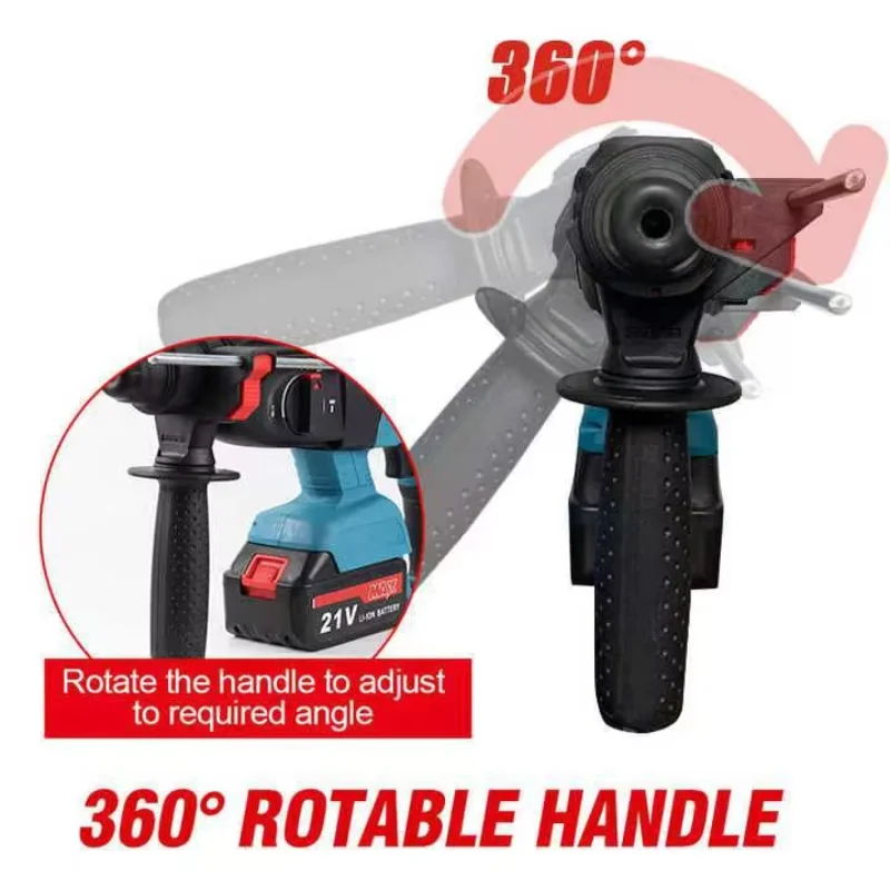 Factory Direct 1200RPM DIY Industrial Use Multifunctional Rechargeable Electric Power Cordless Hammer Drills Machine