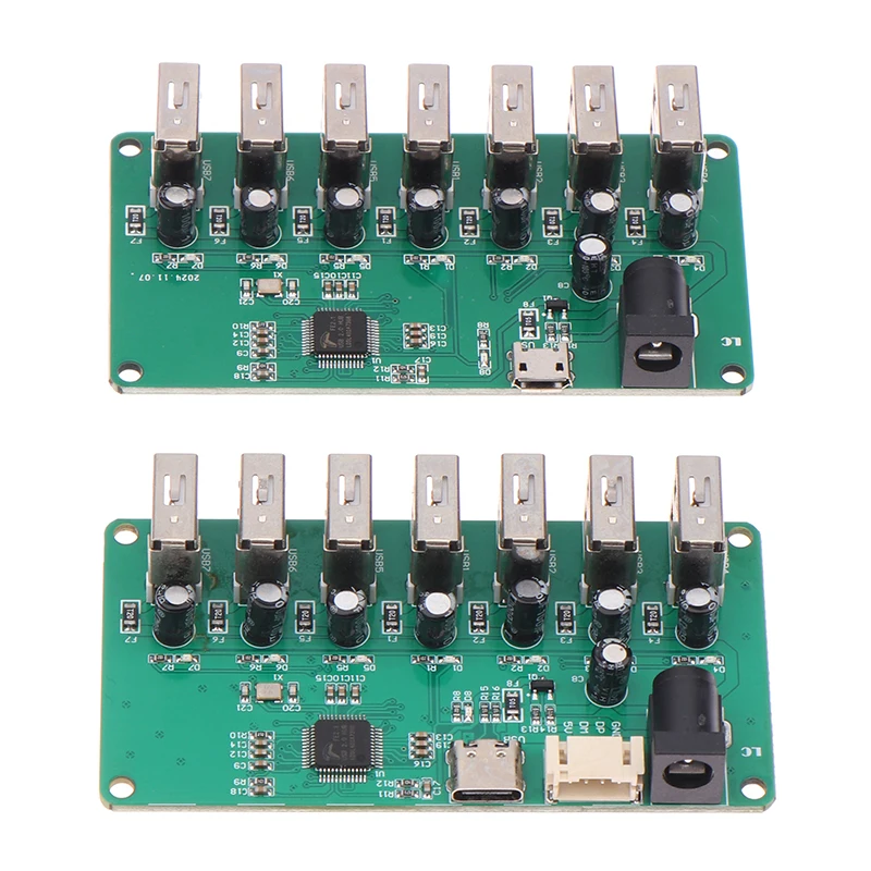 1PCS USB 2.0 HUB Module 1 To 7 Port USB Hub Seven Port USB Splitter Module Expansion Applicable To Various USB Interface Devices