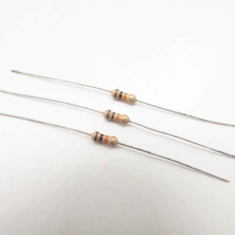 10-100pcs imported Brazilian CR25 1/4W 10K 1002J 5% carbon film color ring resistor