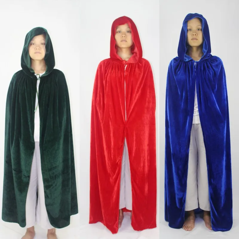 

Long Robe Halloween Christmas Cosplay Dead God Witch Doctor Prince Princess Cape Magic Fairy Tale Costume Women's Fashion