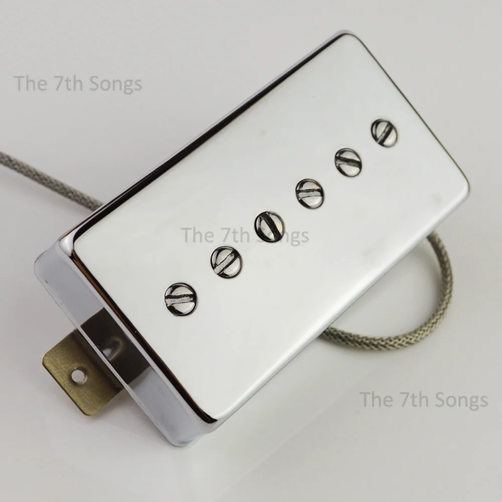 Alnico 2 P90 Phat Ca* Pickup Single Coil Vintage 90 Pickup for Electric Guitar Chrome / Nickel / Gold image 3
