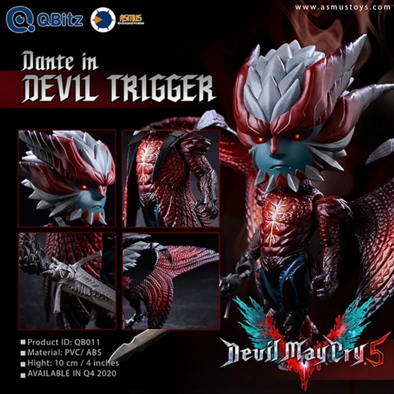 

Asmus Toys QB011 Devil May Cry 5 Dante in Devil Trigger 4-inch Q-FIN Collection Statue from