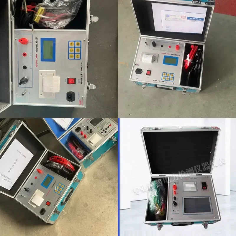 Transformer High Precision Loop Resistance Tester Lithium Battery Fast 100A200A with Printing