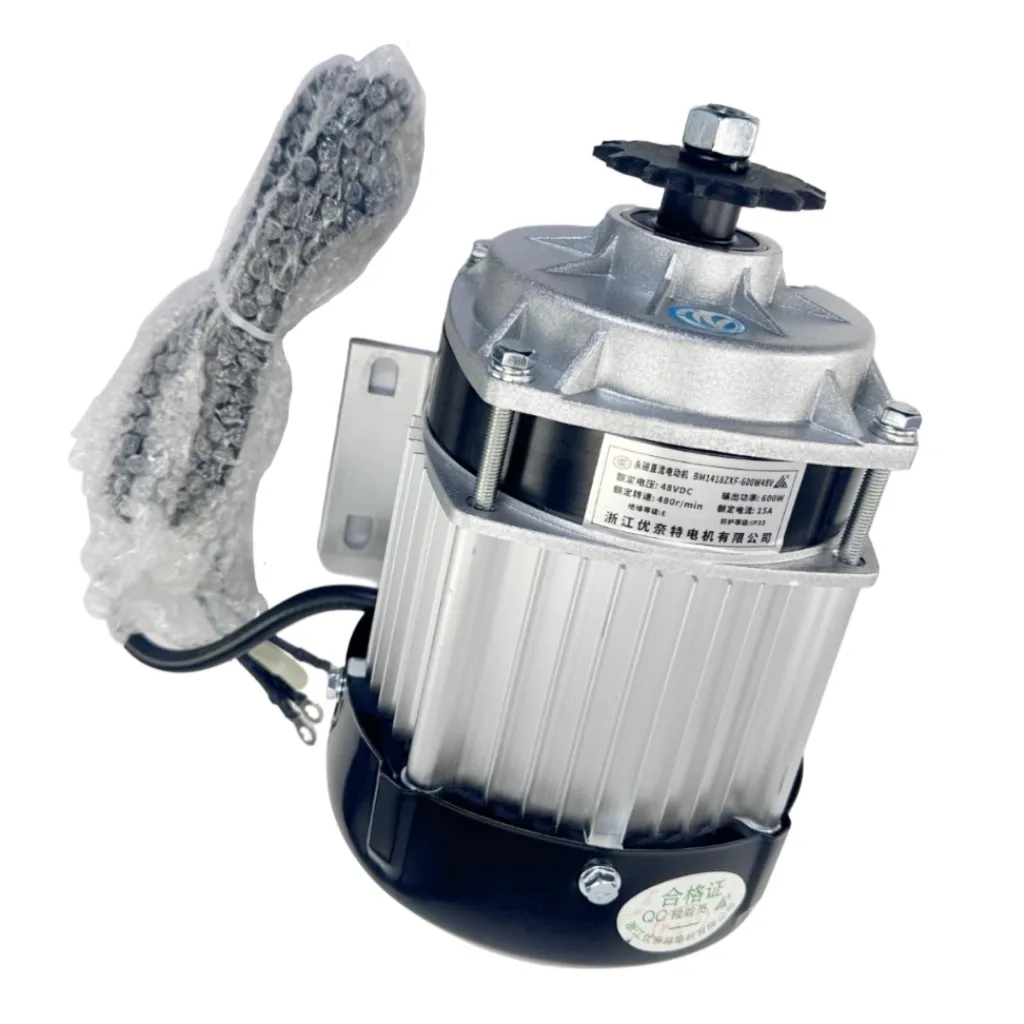 500w 600W Dc 36V / 48V / 60V Brushless Motor, Electric Bicycle Motor, BLDC. BM1418