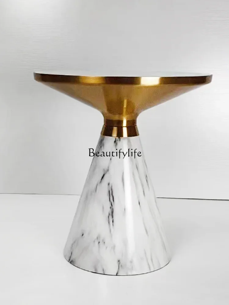 

FG52Modern Minimalist Stone Plate Household Coffee Table Living Room Small Table