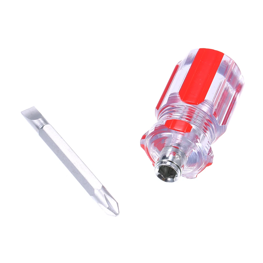 Mini Transparent Dual-Purpose Screwdriver Manual Phillips and Slotted  Screwdrivers Phillips Screwdriver