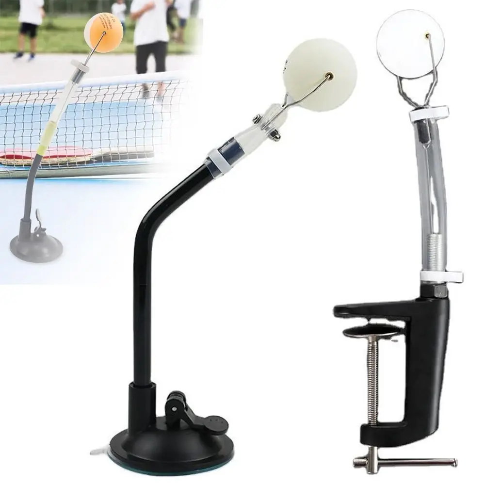 Professional Fixed Robot Suction Cup Fixation Table Tennis Trainer Machine Self Training Ping Pong Serve Ball Stroking