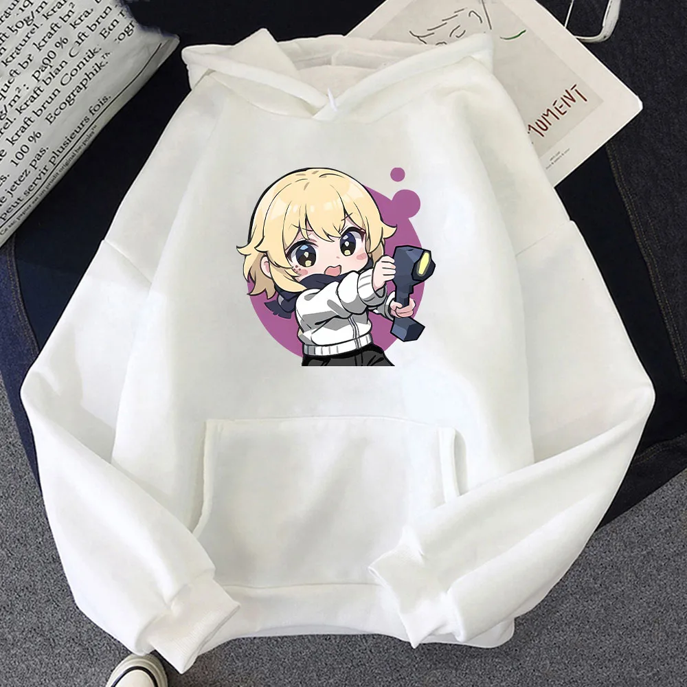 Deadlock Hoodies Kawaii Long Sleeve Sweatshirt Comic Graphic Printing Women/men Clothing Casual Harajuku Sudaderas Con Capucha