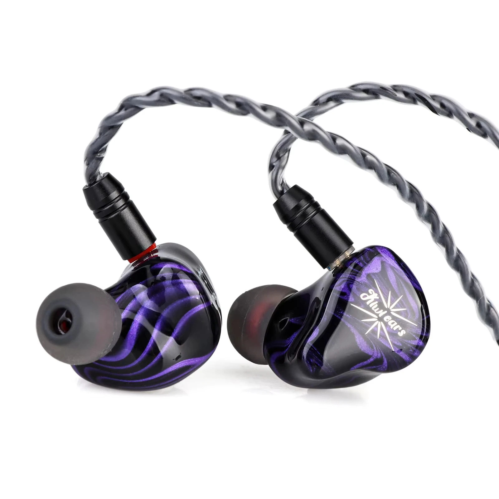 Kiwi Ears Quartet 2DD+2BA ハイブリッド インイヤー モニター 10mm
