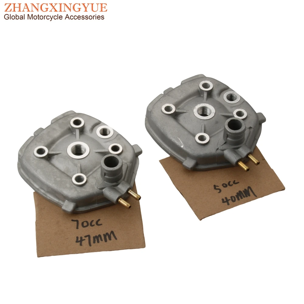 40mm 47mm Cylinder Head For Malaguti F12 Phantom 50 F15 Firefox 50cc 70cc LC 2T Engine Parts