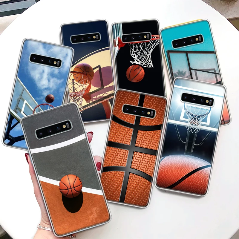 Basketball Basket Play Phone Case For Samsung Galaxy S24 S23 S22 S21 Ultra S20 FE S10 Plus S10E S9 S8 + Soft Cover Shell