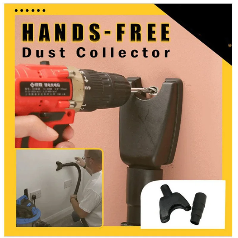 

1Set Hands-Free Dust Collector Universial Electric Drill Dust Vacuum Suction Dustproof Device Power Woodworking Tool Accessories