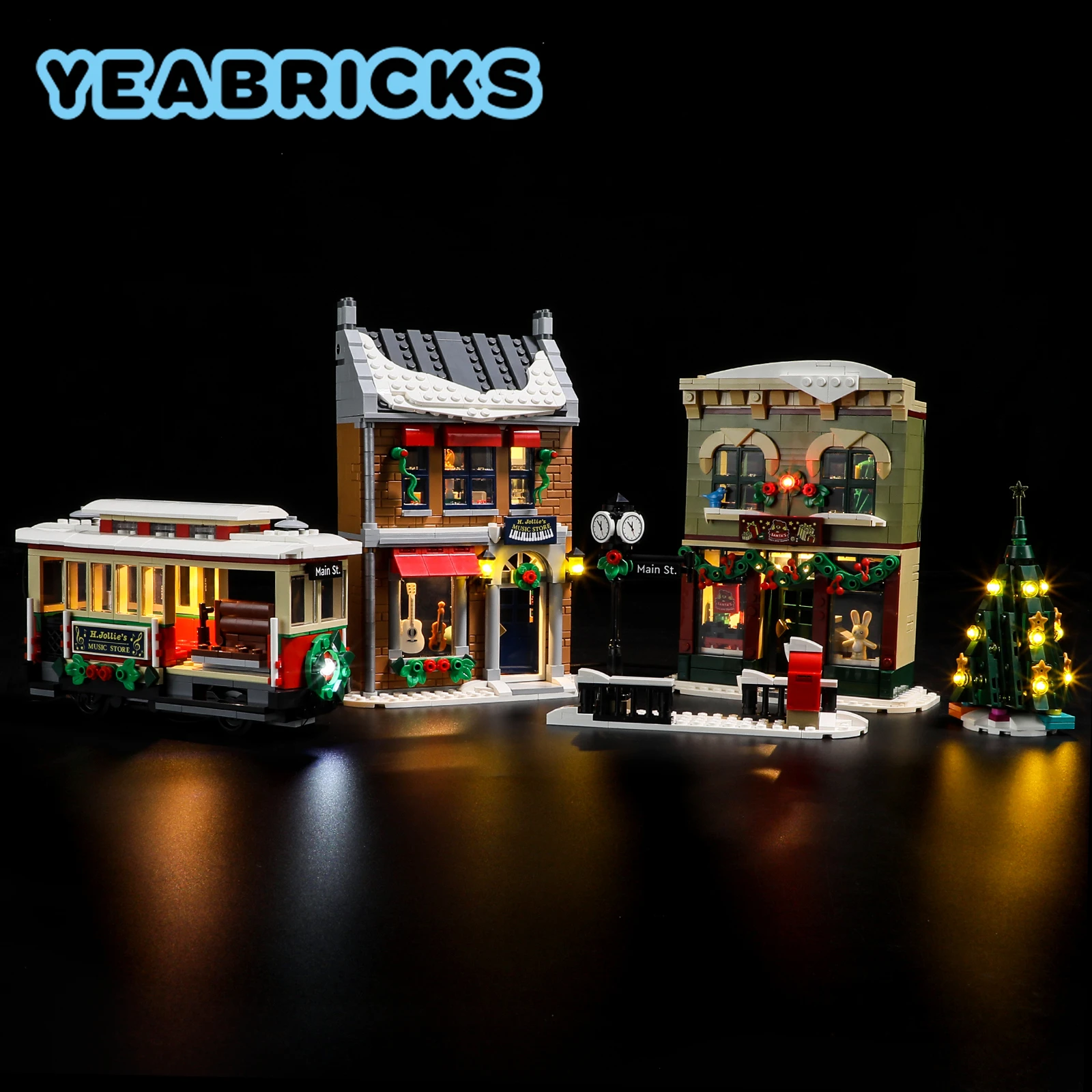 

YEABRICKS LED Light Kit for 10308 Holiday Main Street Building Blocks Set (NOT Include the Model) Bricks Toys for Children