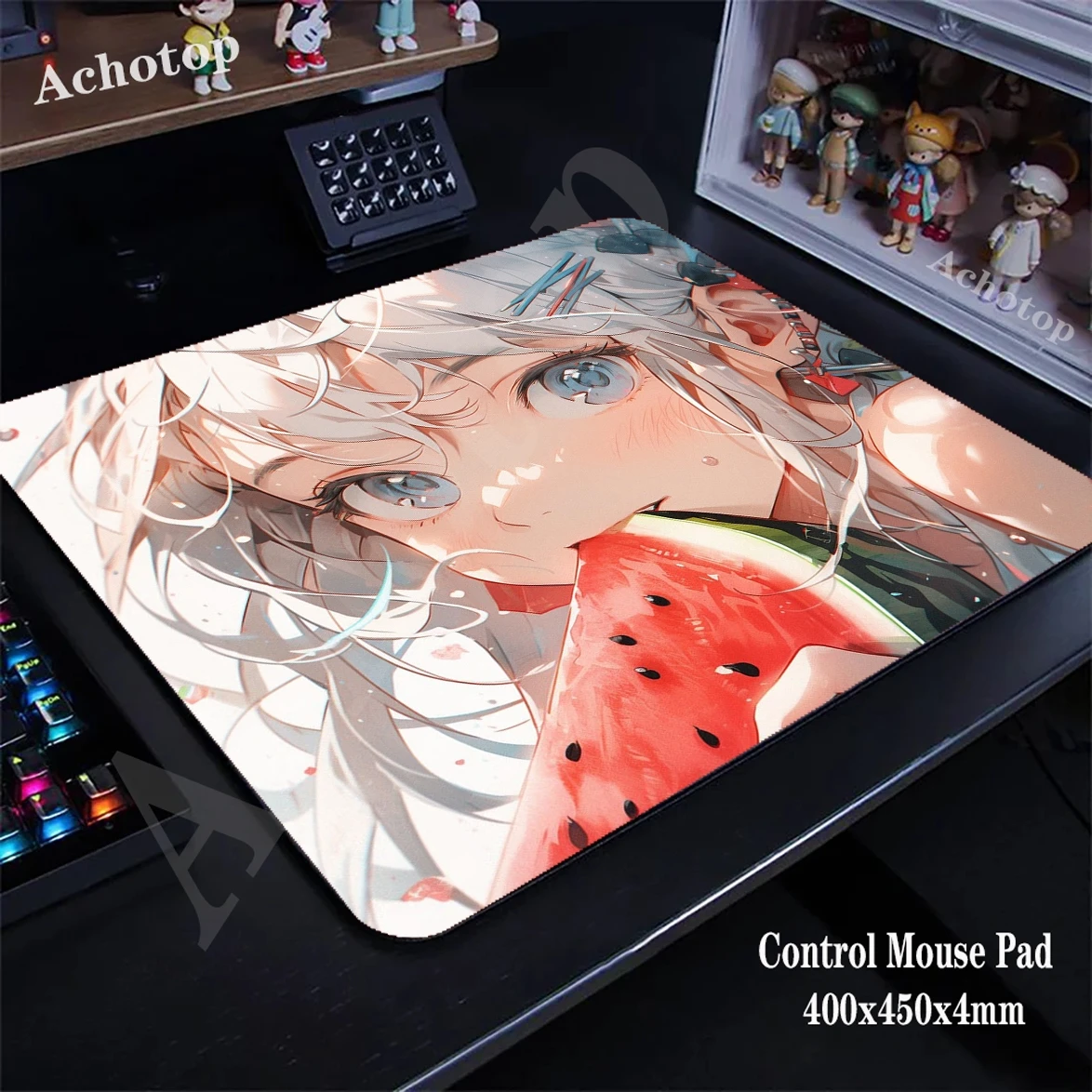 

Kawaii Anime Girl Control Mouse Pad Gaming Mousepad Game Speed Keyboard Pads Deskmat Game Mouse Mat Gamer Desk Mice Pad 40x45cm