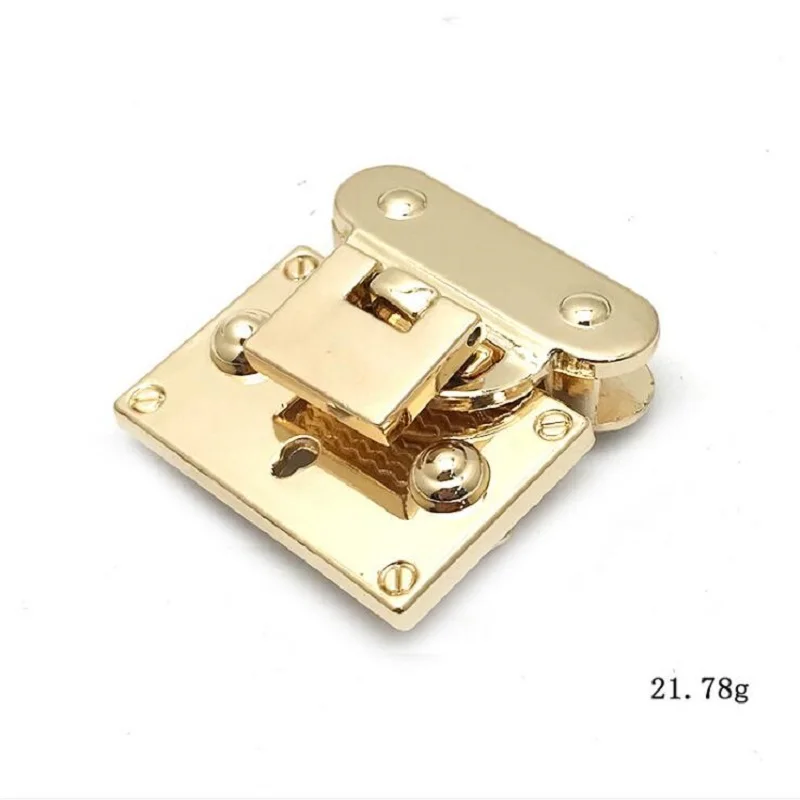 10pcs/50pcs new luggage handbag hardware accessories DIY handbag zinc alloy decorative lock