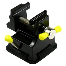 Miniature Bench Table Vise With Suction Cup Portable Lightweight Hand Adjustable Tools For Watch Jewelry Electronics