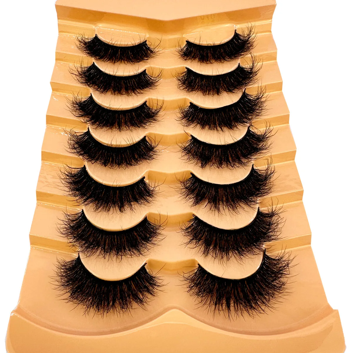 5D Mink Eyelashes Long Lasting 5D Fluffy Mink Lashes Natural Dramatic Volume Eyelashes Extension Thick Long 3D False Eyelashes