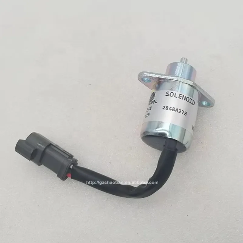 172-7209 solenoid valve 12V Fuel Shut Off Solenoid 2848A278 1727209 diesel engine parts