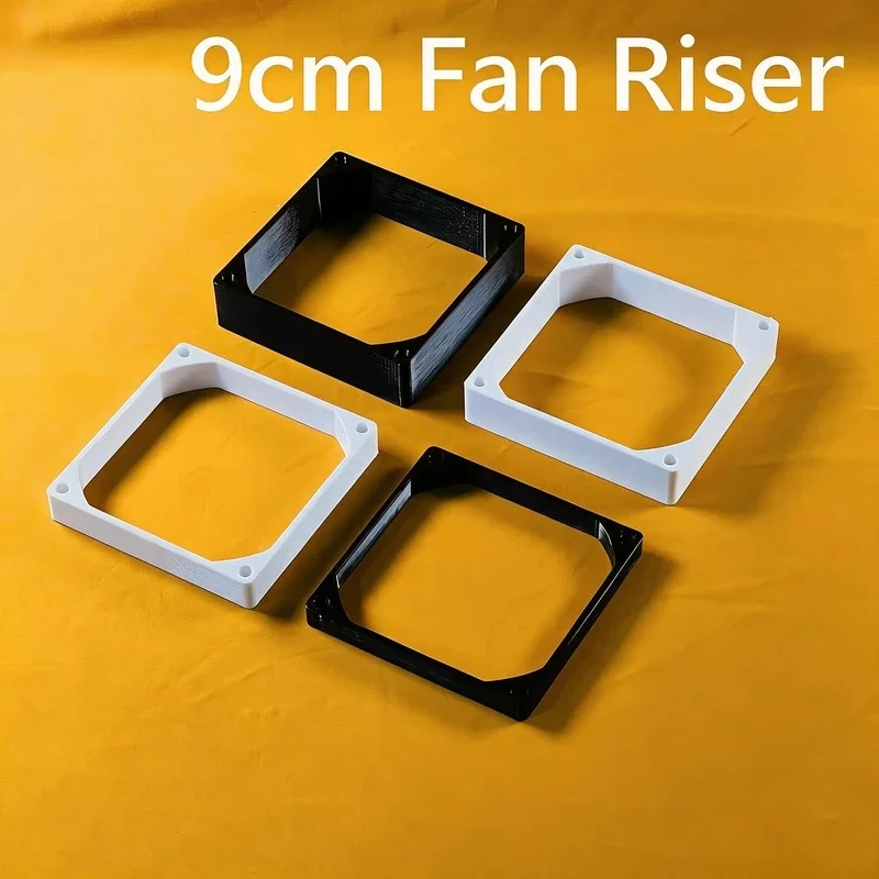 92mm Dummy Radiator Mod Fan Riser Extender, PC Case Fan Spacer Bracket with Free Screws