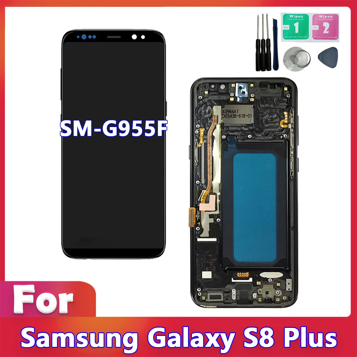 TFT S8 Plus G955F Display Screen Replacement For Samsung Galaxy S8 Plus SM-G955F Lcd Display Digital Touch Screen with Frame