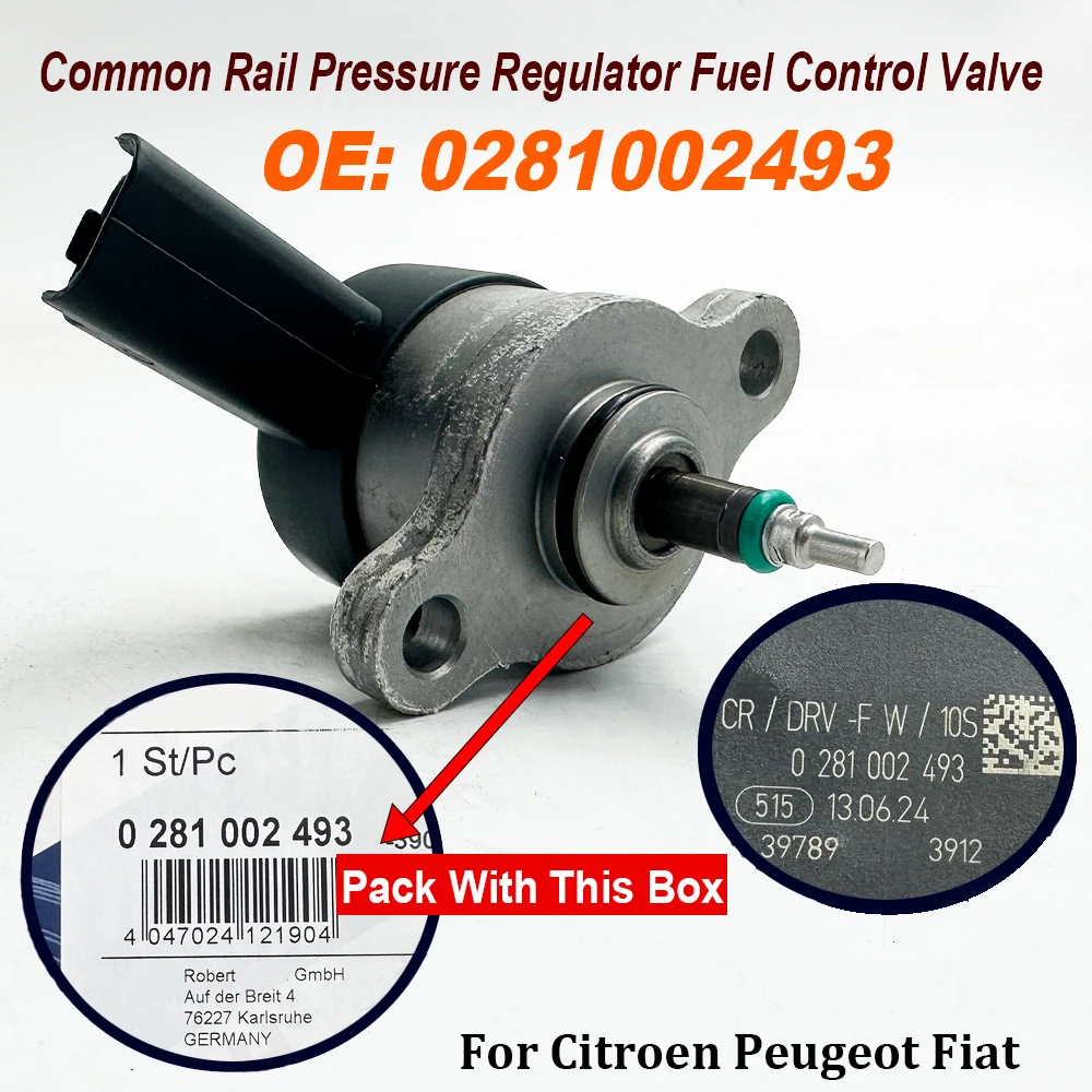 0281002493 0281002872 Fuel Pressure Regulator Control Valve 281002872 281002493 For Citroenn Peugeott Fiatt S-CUDO