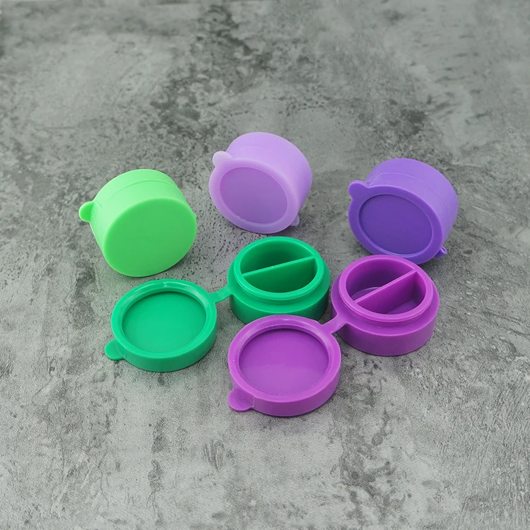 5 pcs 10ML silicone wax jar container Storage box Oil container smoking tobacco container