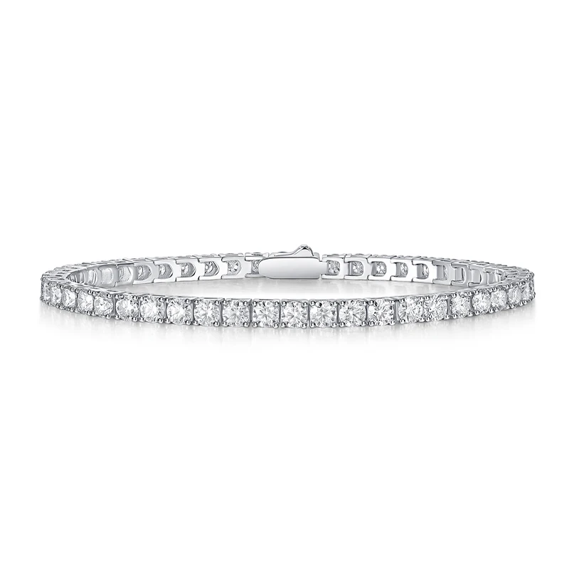 

Unique Luxury Fashion Mosan Diamond S925 Silver Bracelet